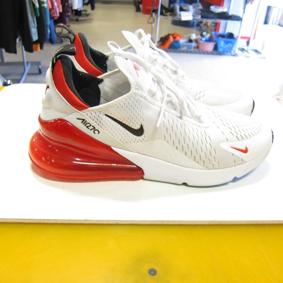 Nike Air Max 270 Men's 12 University Red/White /Black Shoe's BV2523-100 - Picture 5 of 10